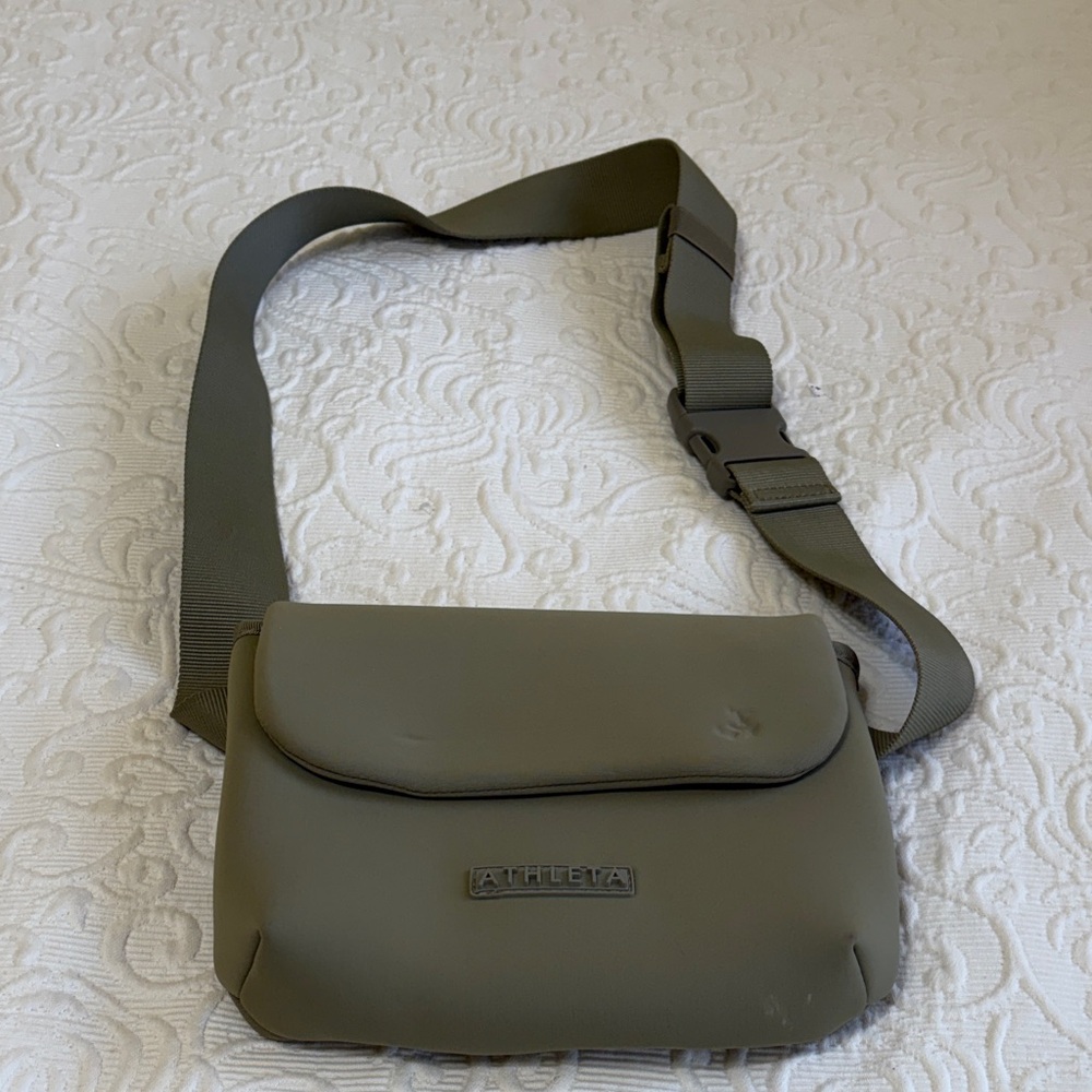 Athleta Sage Green Belt Bag